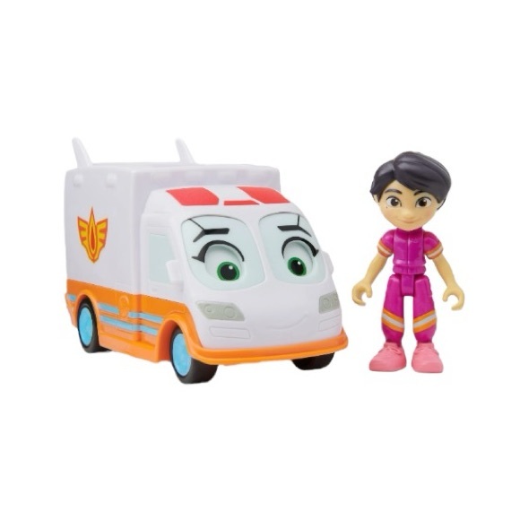 Disney Junior FireBuds Violet And Axi Ambulance - Picture 7 of 7